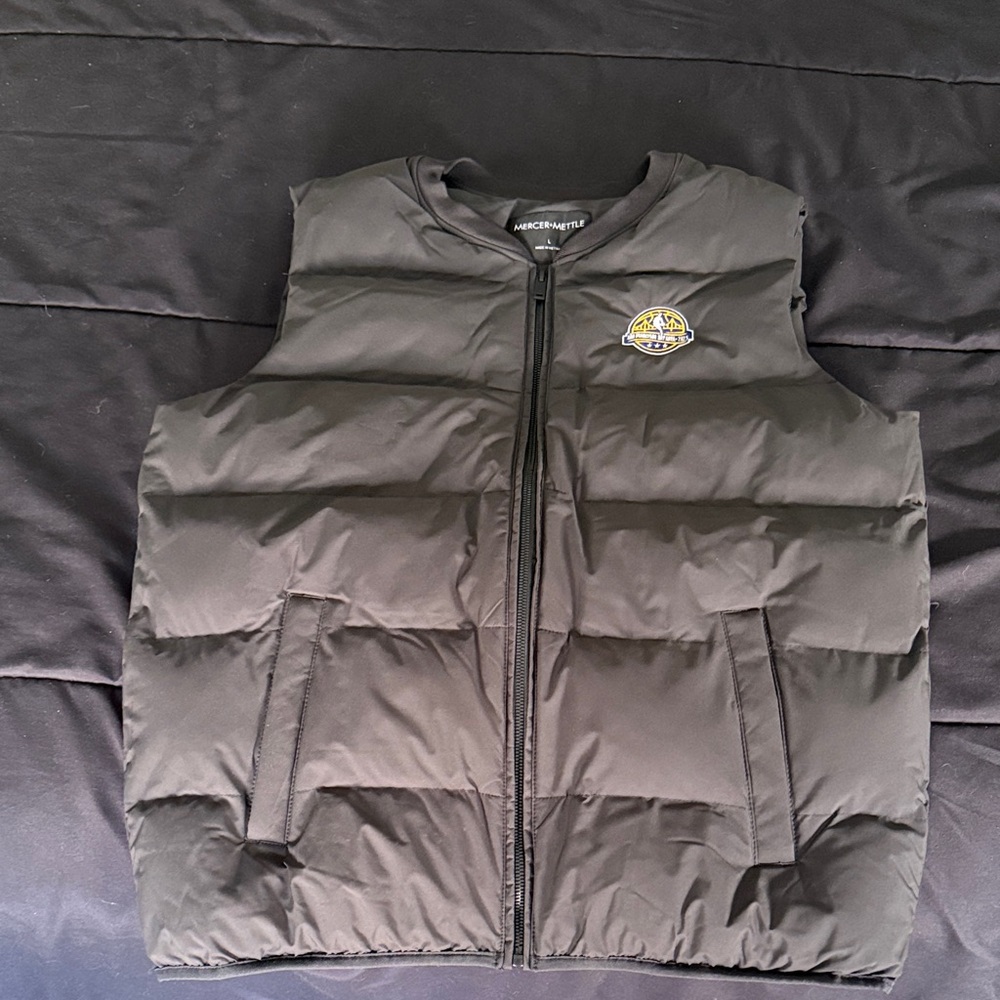 NBA Black Puffer Vest with Logo Authentic! Limited edition